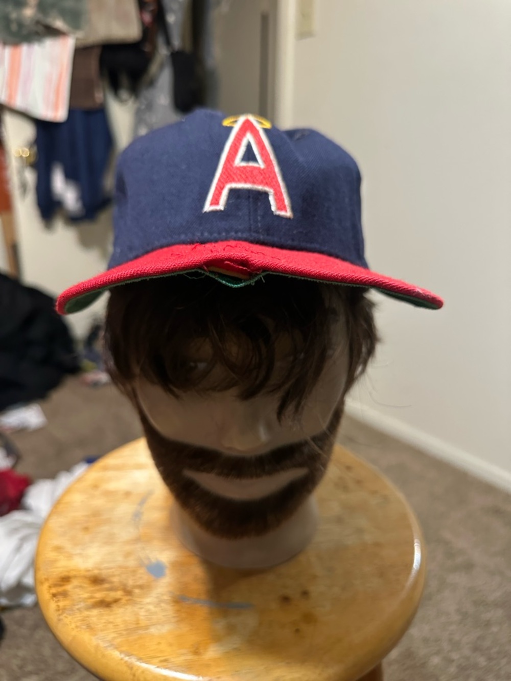 Vintage MLB New era California Angles hat 90s size medium
